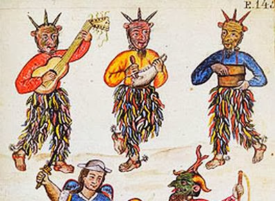 Danza de Diablicos - Codice Trujillo del Perú (detalle) - lám. 145