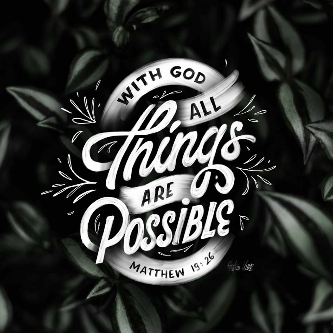 Jesus looked at them intently and said, “Humanly speaking, it is impossible. But with God everything is possible.” Matthew 19:26 NLT https://bible.com/bible/116/mat.19.26.NLT