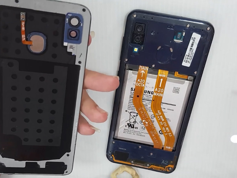 Cara Membuka Casing Belakang, Fingerprint Snsor dan