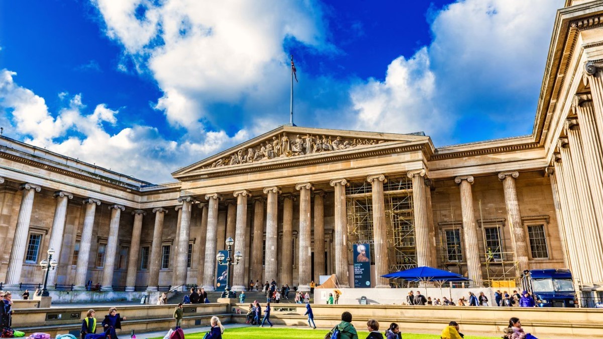 The British Museum, Museum in London, England top tourist attraction