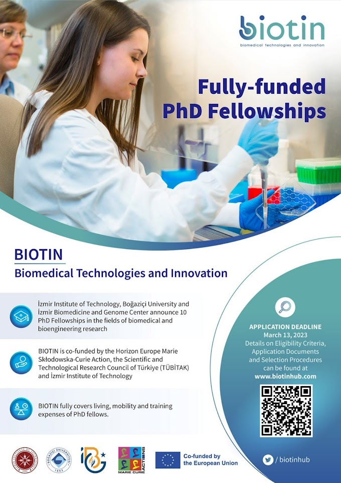 BIOTIN Biomedical Technologies Fully-funded PhD Fellowships | Apply 