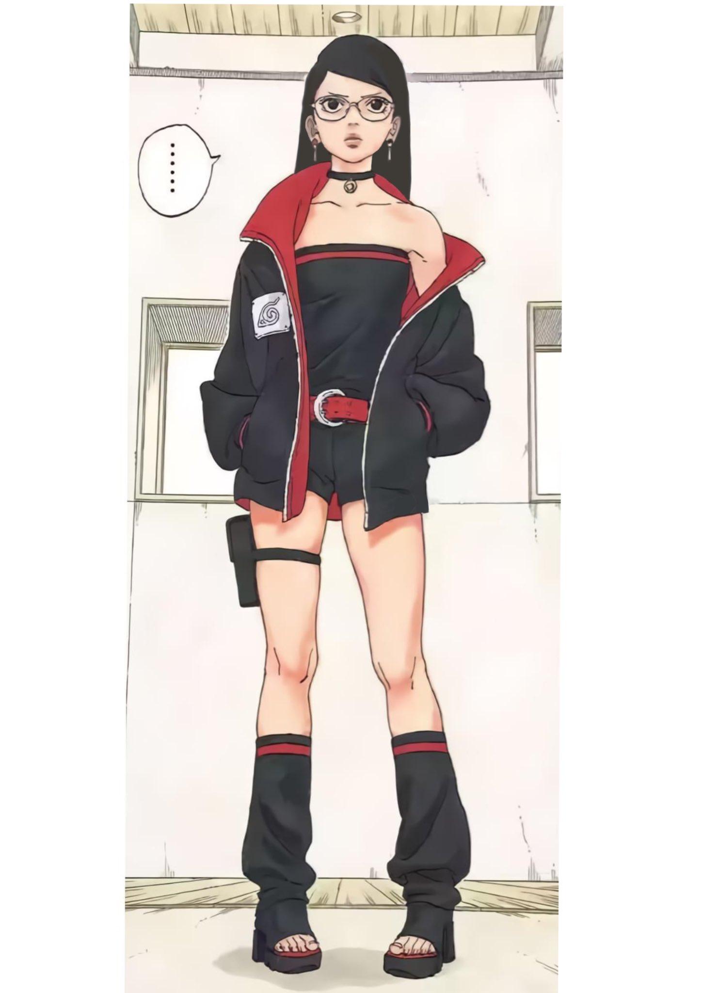 Fãs de Boruto consertaram o novo design da Sarada Uchiha