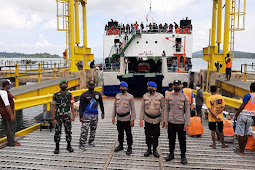  Polres Lingga bersama TNI dan Instansi Terkait Tingkatkan Pelayanan di Pelabuhan dan Bandara