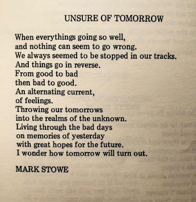 Poem by Mark Stowe that featured in Riot Stories publication Mixed Up Shook Up