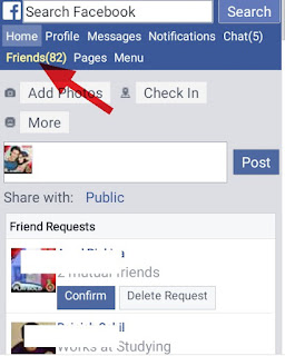 facebook par send kiya  friend request kaise chek kare