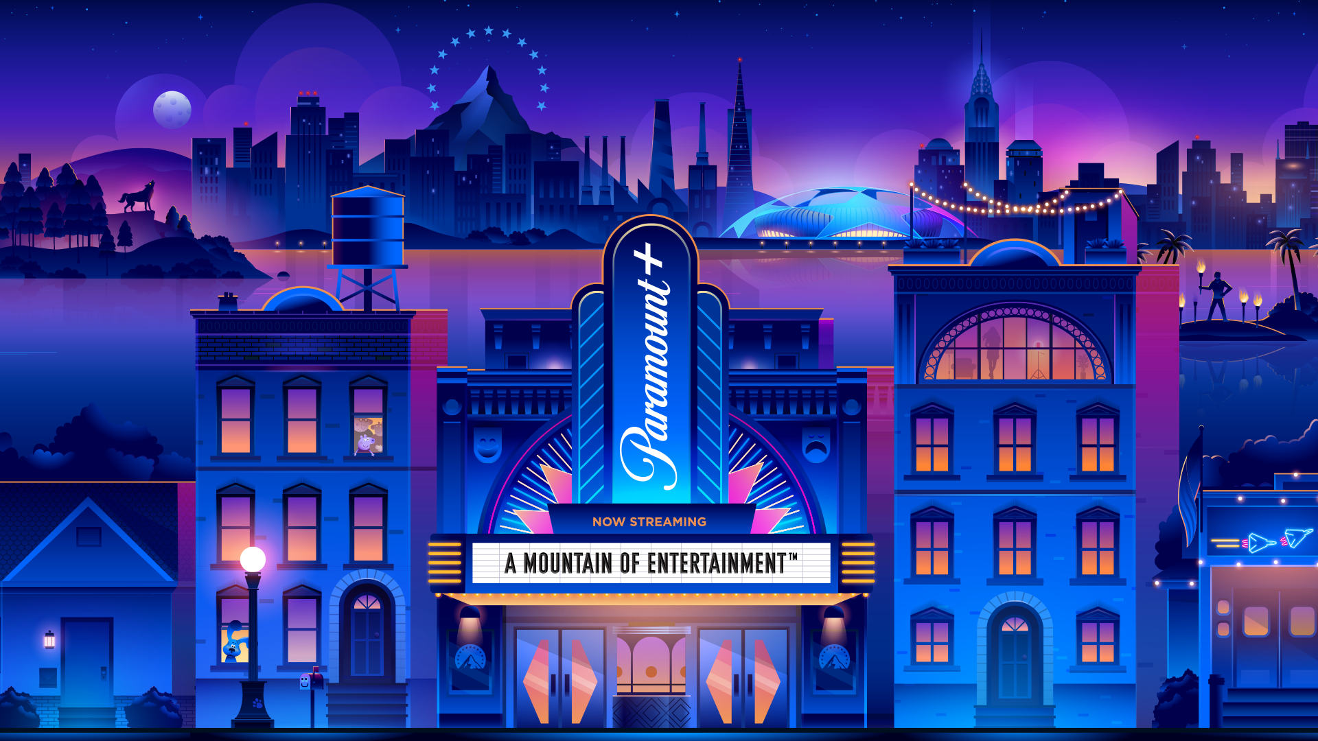 NickALive! Paramount+ Launches a Custom Roku City Neighborhood