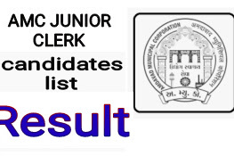 AMC Junior Clerk Result declared