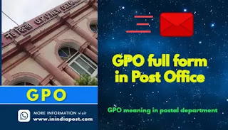 GPO full form in post office