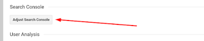 adjust search console