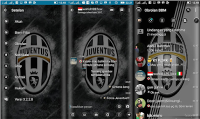 BBM Mod Juventus F.C Transparan V3.2.2.8 Apk