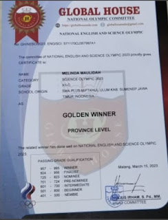 Golden Winner Province Level Landing di SMAS Plus Miftahul Ulum