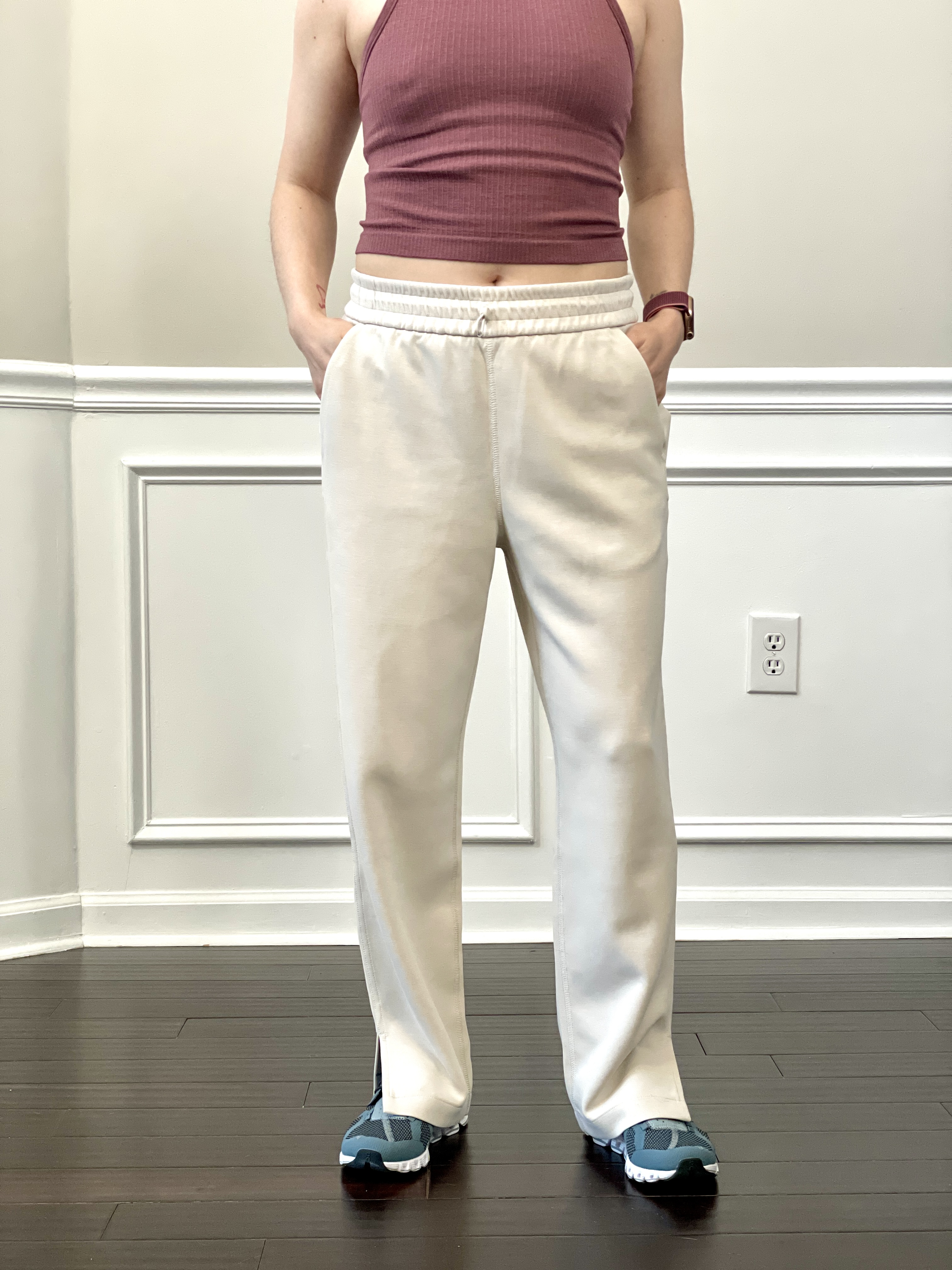 Fit Review Friday! Lululemon Brushed Softstreme Split-Hem HR Crop & Athleta  Venice Jogger + Peek at the New Grid Belt Bag