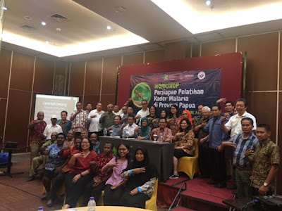 Workshop Persiapan Pelatihan Kader Malaria di Provinsi Papua Tahun 2018