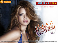 adriana lima hot photo birthday celebration, colored hairstyle sexy look adriana lima in blue bikini