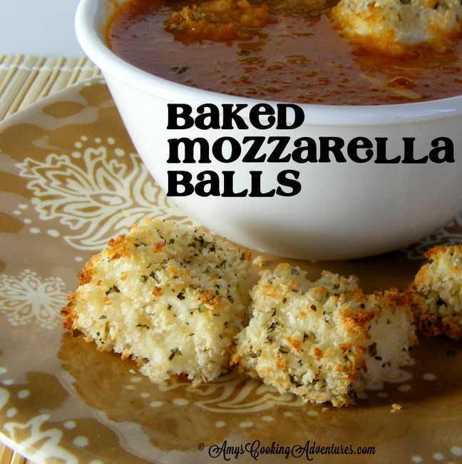 Baked Mozzarella Balls