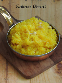 Sakhar Bhaat, Maharashtrian Sweet Rice