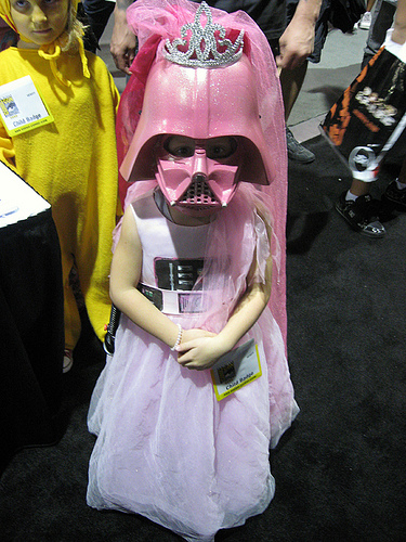 Fairy or Princess Darth Vader Vader does look pretty in pink and frills