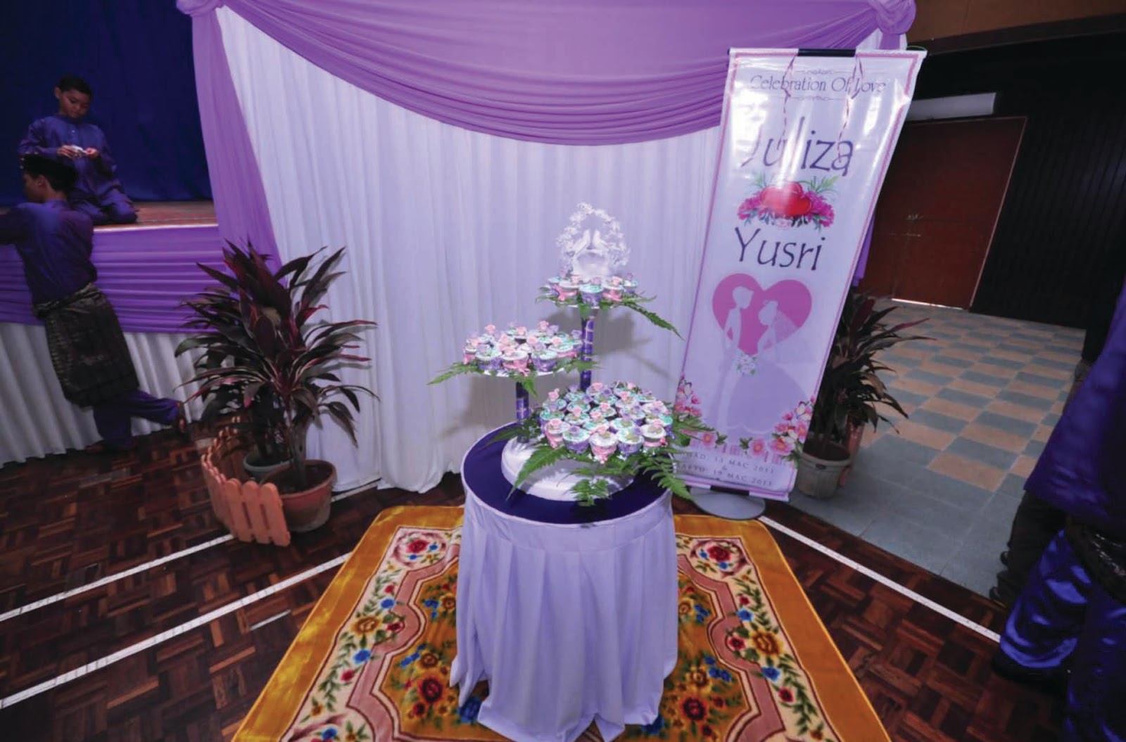 purple pink wedding theme