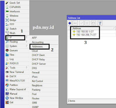 Cara Speedtest Mikrotik dari Client ke Router - Ip Address - pdn.my.id