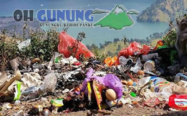 Wow Ternyata ini Dia 5 Gunung Dengan Sampah Terbanyak di Indonesia 2016