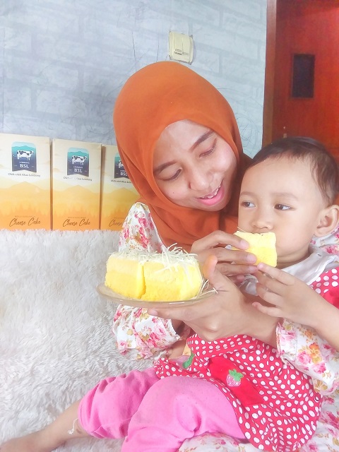 bolu susu lembang cheese cake