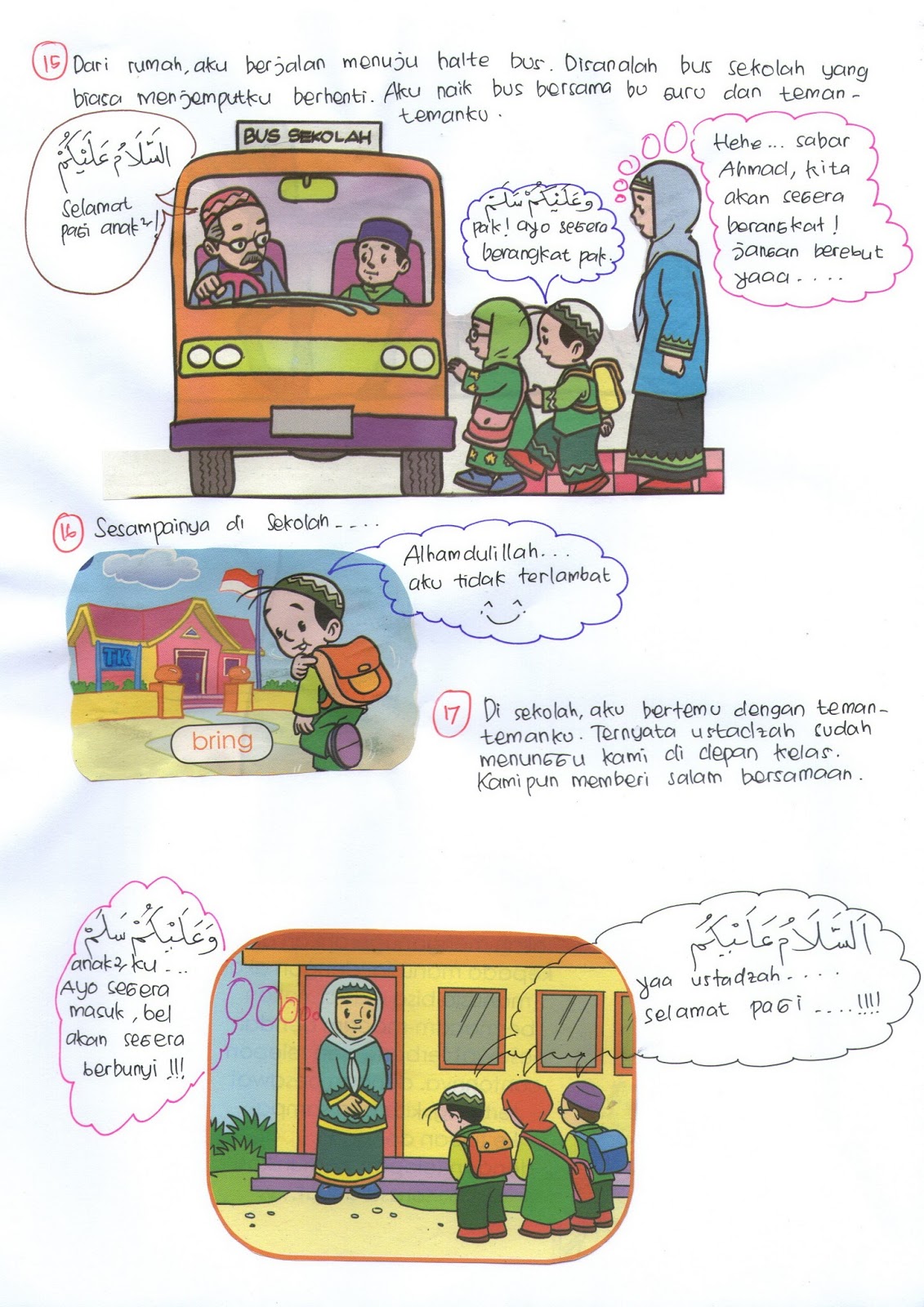 Pendidikan Muslim  Komik  Anak  Sholeh