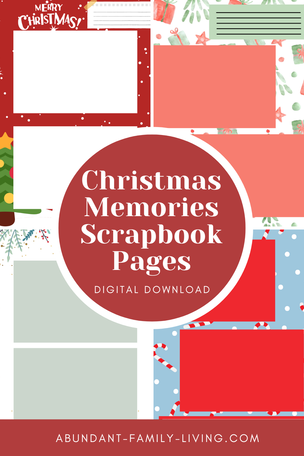 Christmas Digital Memory Book, Christmas Memories, Memory Keeping Album for  Christmas, iPad Holiday Scrapbook, Digital Stickers, Gift Idea (Download