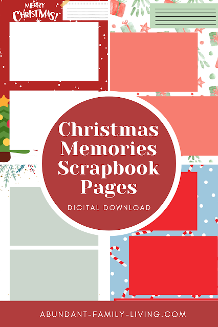 Christmas Memories Scrapbook Pages Pin