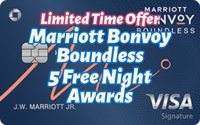 【期間限定】Marriott Bonvoy Boundless 5泊無料宿泊特典 オファー！