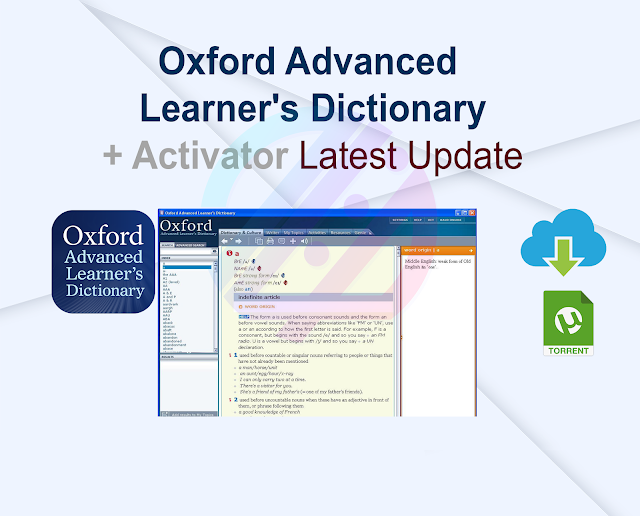 Oxford Advanced Learner’s Dictionary 1.1.2.19 + Activator Latest Update