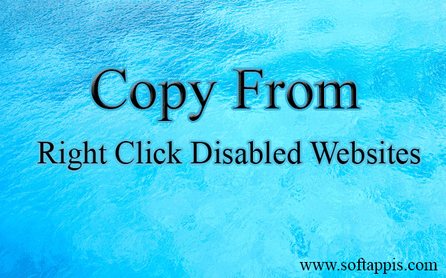 How To Copy Any Content From Right Click Disabled Website