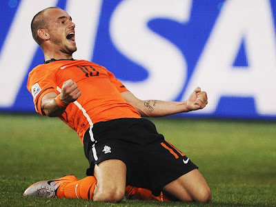 Wesley Sneijder Celebration Goal