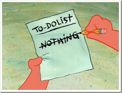 Funny Collection: English Cartoon: To Do List