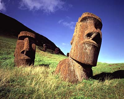 The Easter Island Moai