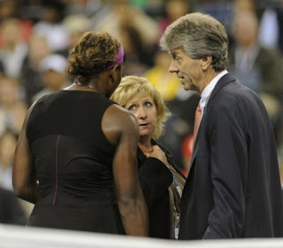 Serena's tirade after foot fault ends match on penalty 