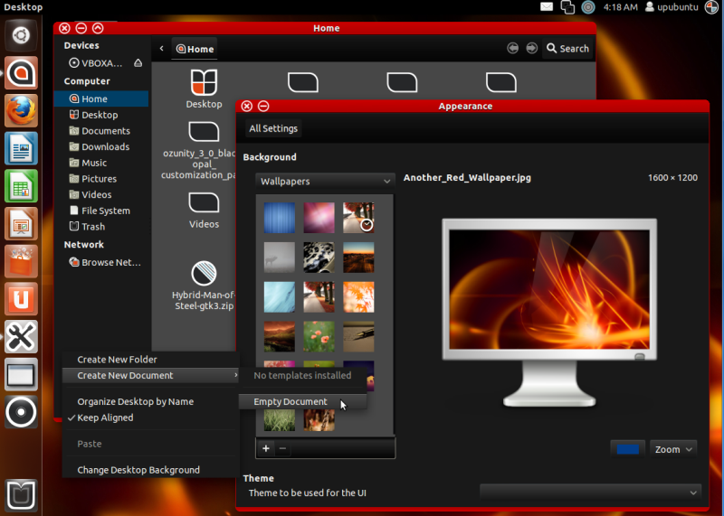 HybridManofSteel is a superb dark and red GTK3 theme that you can use 