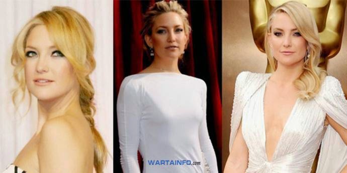 Foto Hot Belahan dada Kate Hudson Artis Hollywood dengan Implan Payudara Termahal