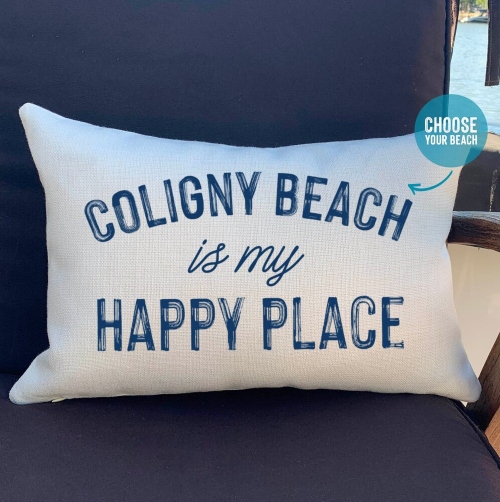 Custom Beach Pillow Home Gifts