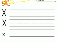 Letter X Practice Writing Worksheet