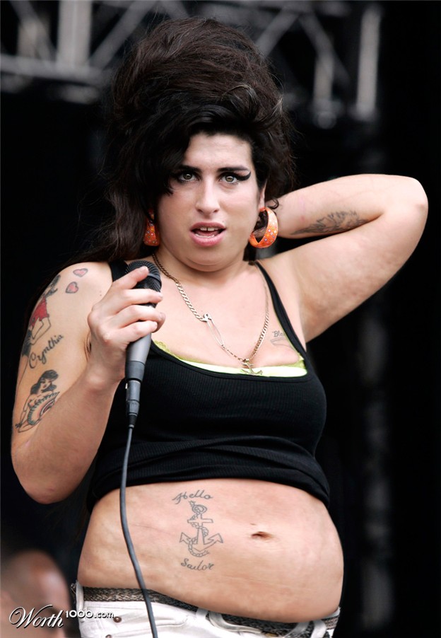 Quieres ver m s estrellas gordas UPDATE Amy Winehouse Found Dead
