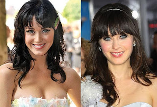 katy perry dan zooey deschanel mirip