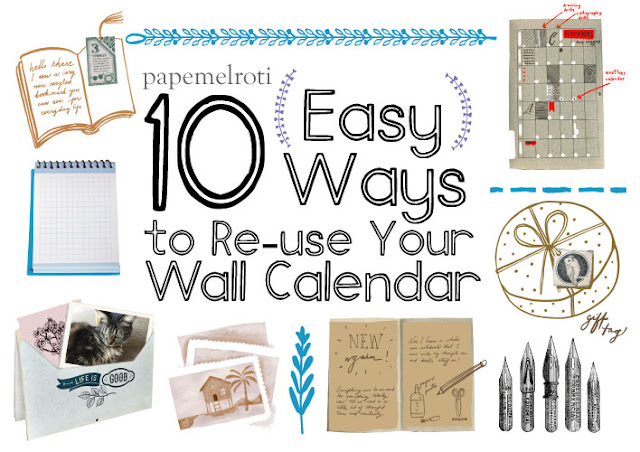 10 ways to recycle old calendar
