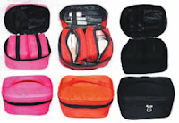 gambar cosmetic bag organizer,gambar make up bag organizer,gambar serangkaian tas organizer