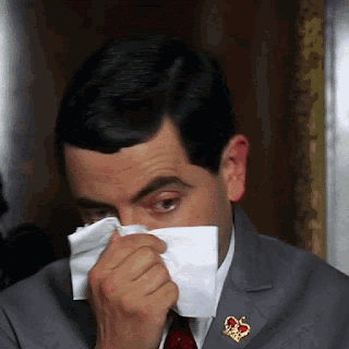 Mr. Bean sneeze
