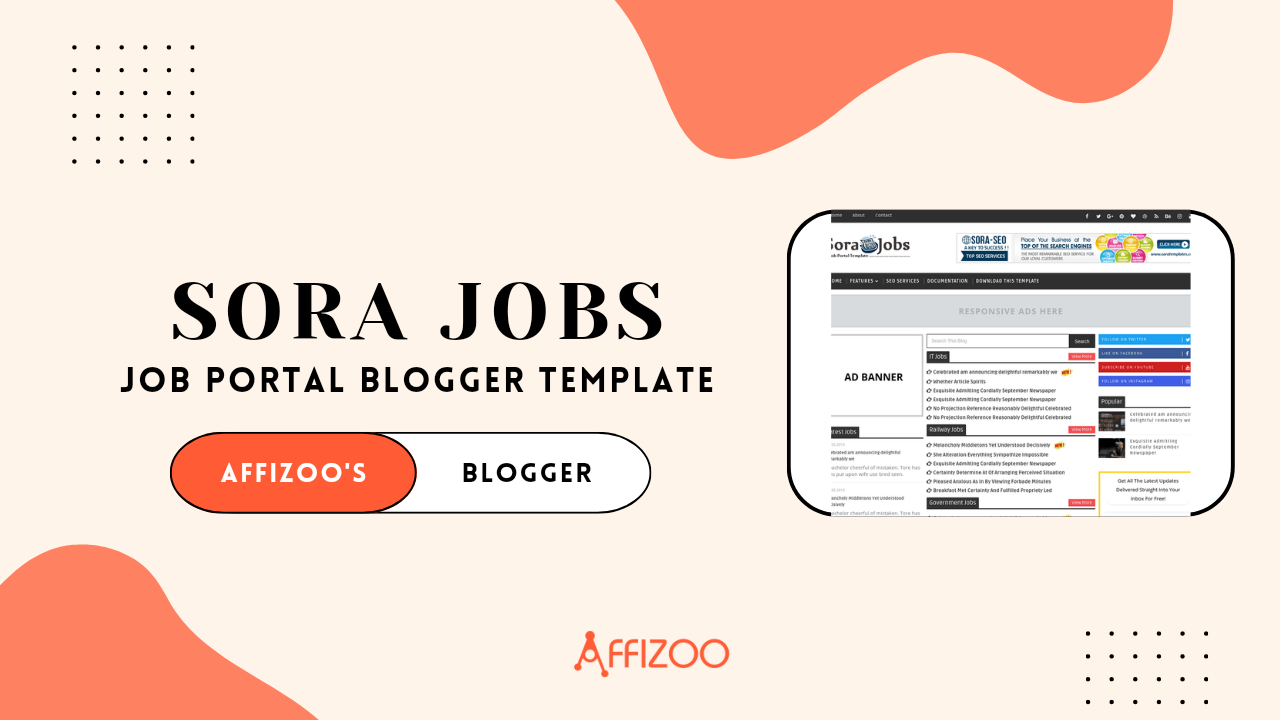 Sora Jobs Blogger Template