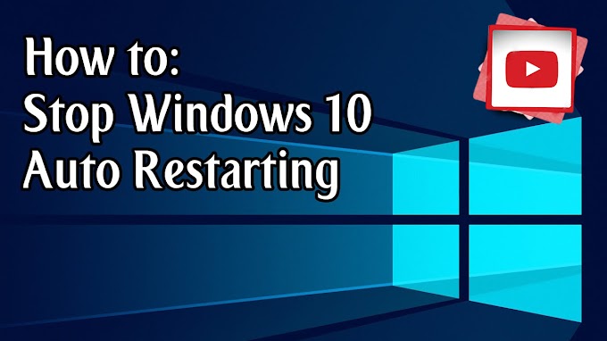 how to stop automatic restarts windows 10