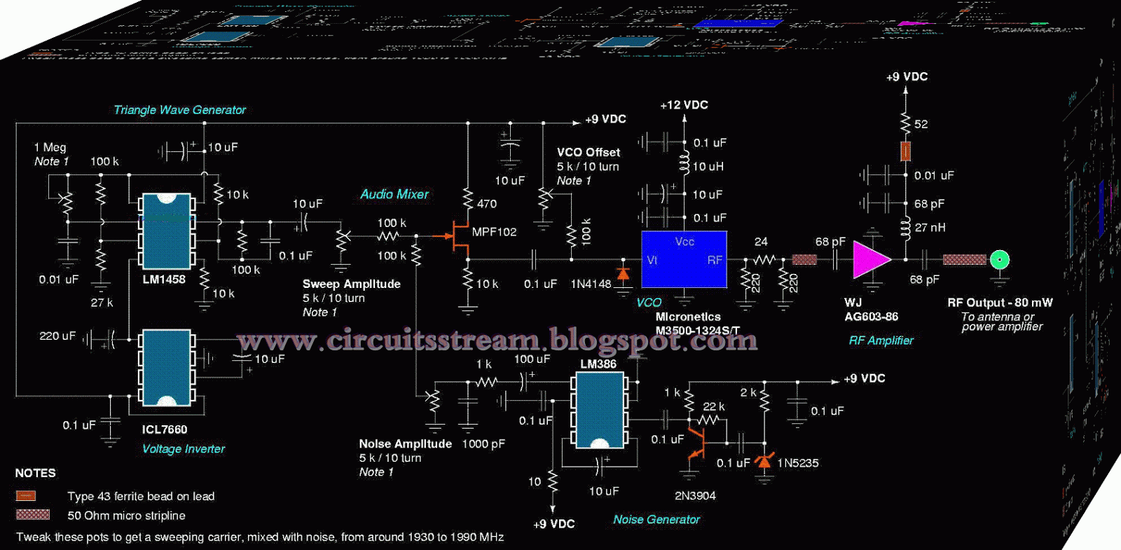 Amazing Cell Phone Jammer Circuit Diagram Electronic Circuit Diagrams Schematics