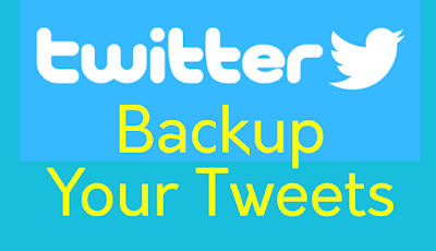 Backup your Tweets