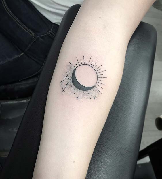 30 tatuagens de pôr do sol para sua próxima inspiração!