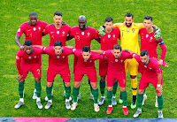 SELECCIÓN DE PORTUGAL. Temporada 2018-19. William Carvalho, Fonte, Danilo, Rúben Dias, Rui Patricio y Cristiano Ronaldo; Nélson Semedo, Gonçalo Guedes, Guerreiro, Bernardo Silva y Bruno Fernandes. SELECCIÓN DE PORTUGAL 1 (Gonçalo Guedes) SELECCIÓN DE HOLANDA 0. 10/06/2019. Liga de Naciones de l UEFA, 1ª edición, final. Oporto, Portugal, estadio Do Dragão.